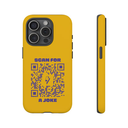 Fun – Tough Case – Yellow – Scan for a Joke - QR NATION