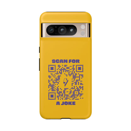 Fun – Tough Case – Yellow – Scan for a Joke - QR NATION