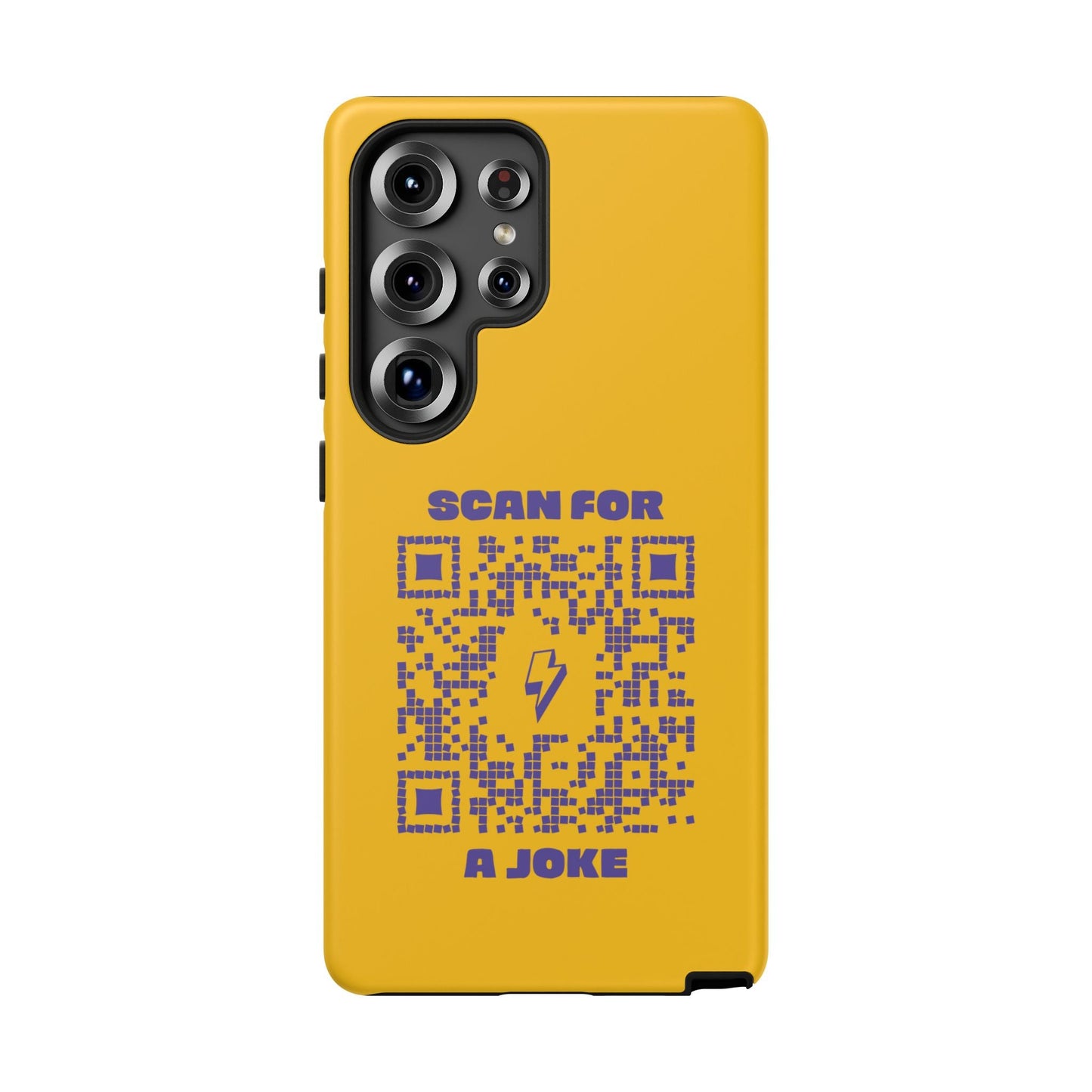 Fun – Tough Case – Yellow – Scan for a Joke - QR NATION