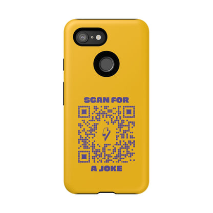 Fun – Tough Case – Yellow – Scan for a Joke - QR NATION