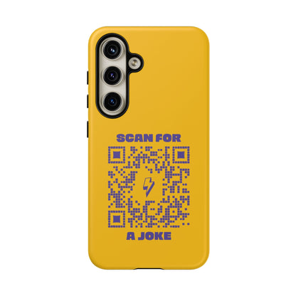 Fun – Tough Case – Yellow – Scan for a Joke - QR NATION