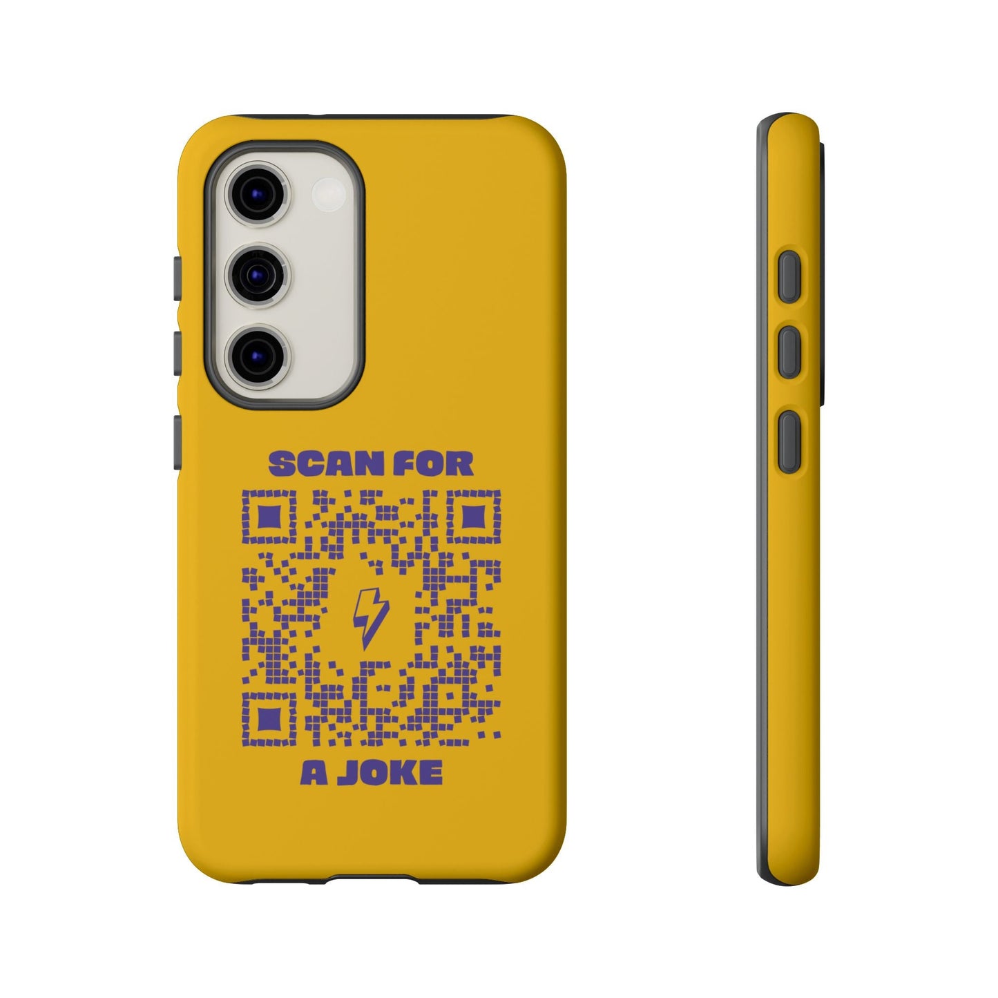 Fun – Tough Case – Yellow – Scan for a Joke - QR NATION