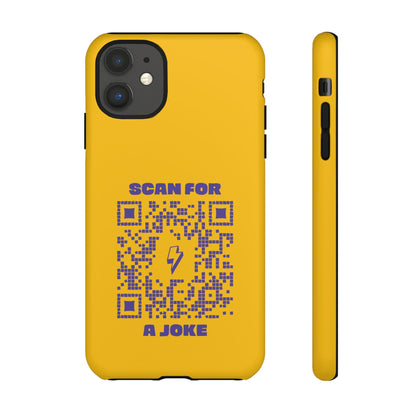 Fun – Tough Case – Yellow – Scan for a Joke - QR NATION