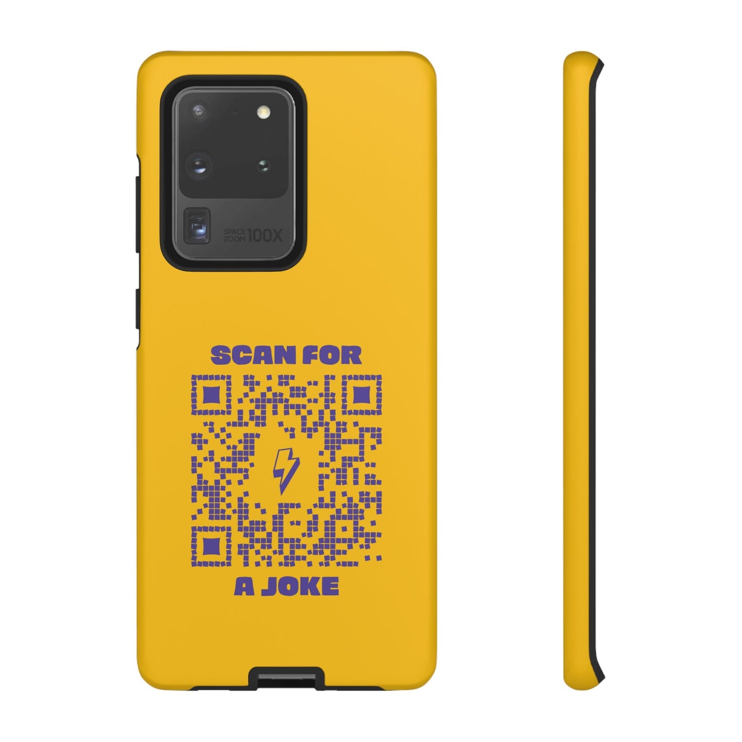 Fun – Tough Case – Yellow – Scan for a Joke - QR NATION