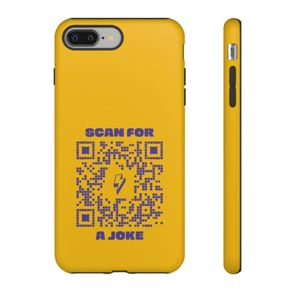 Fun – Tough Case – Yellow – Scan for a Joke - QR NATION