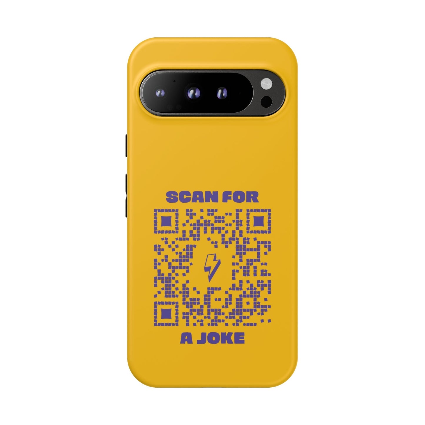 Fun – Tough Case – Yellow – Scan for a Joke - QR NATION