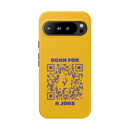 Fun – Tough Case – Yellow – Scan for a Joke - QR NATION