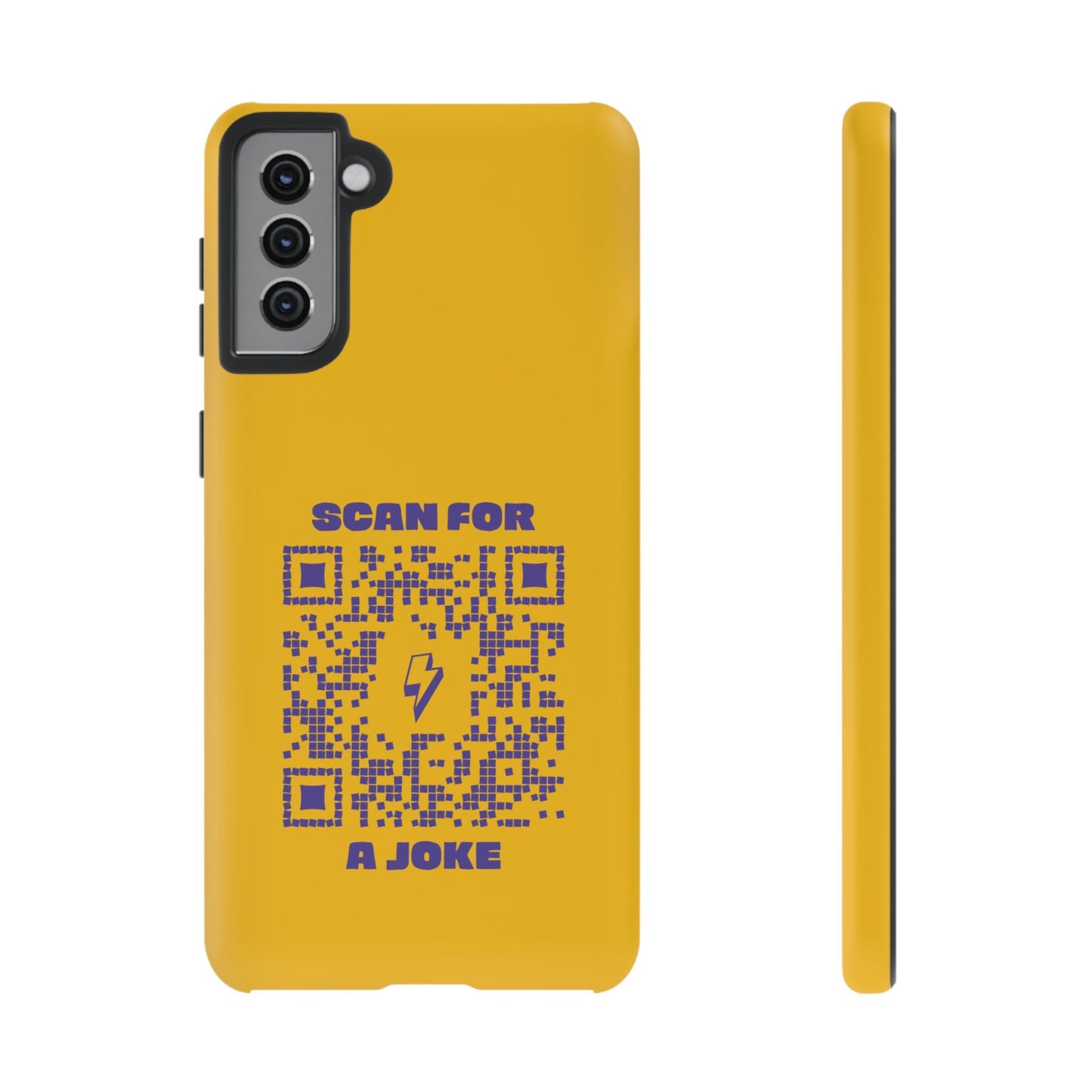 Fun – Tough Case – Yellow – Scan for a Joke - QR NATION