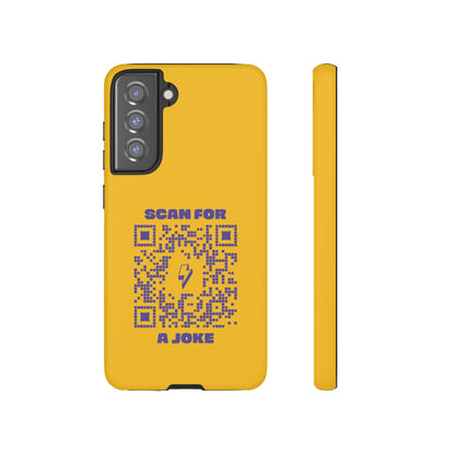 Fun – Tough Case – Yellow – Scan for a Joke - QR NATION