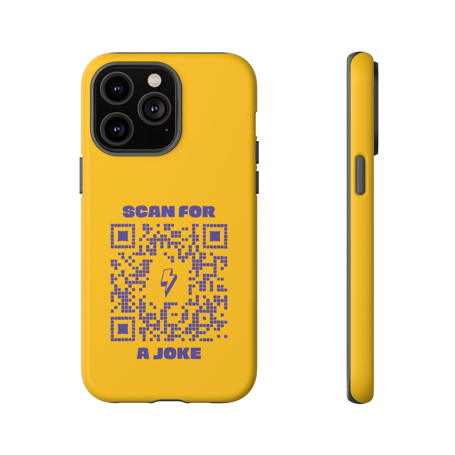 Fun – Tough Case – Yellow – Scan for a Joke - QR NATION