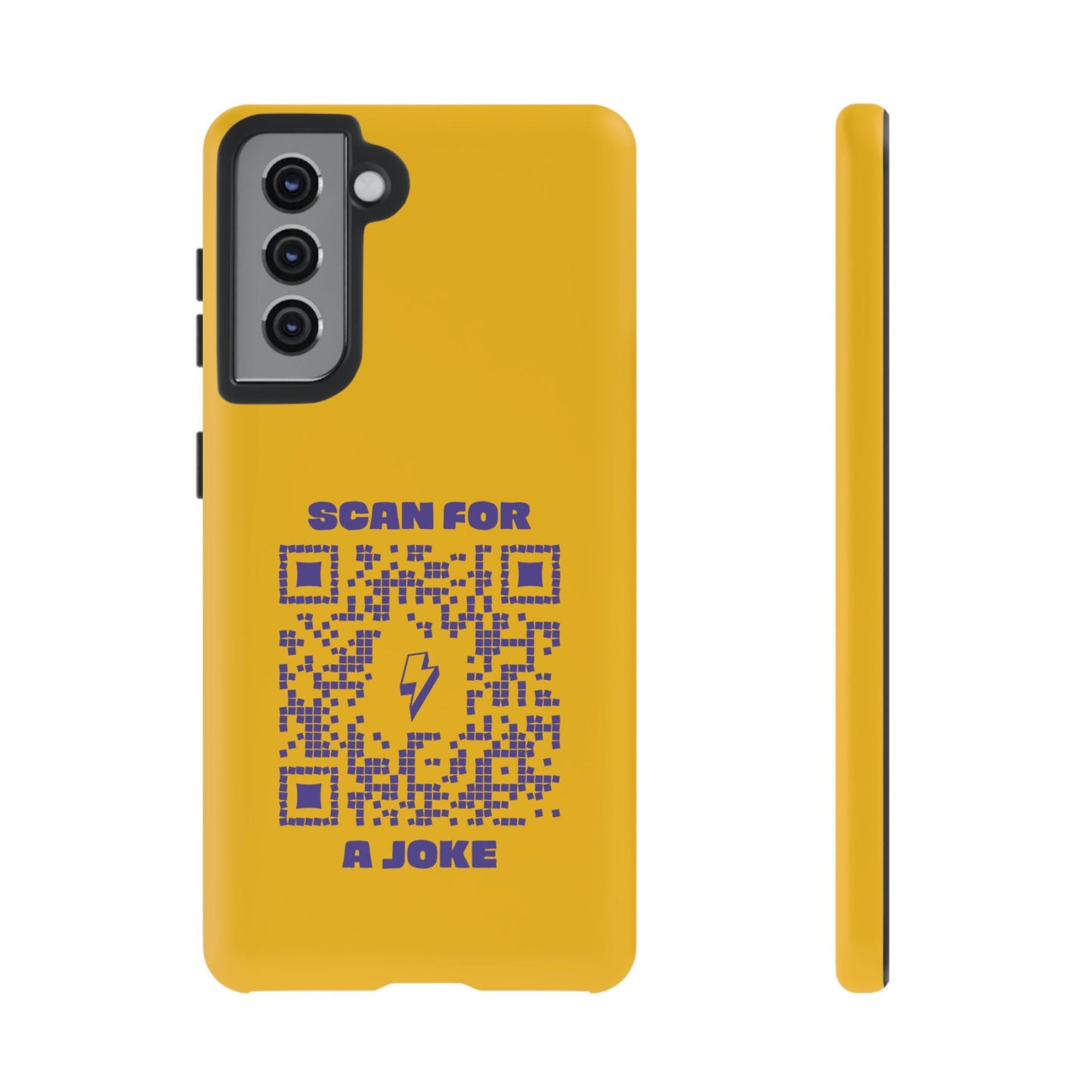 Fun – Tough Case – Yellow – Scan for a Joke - QR NATION