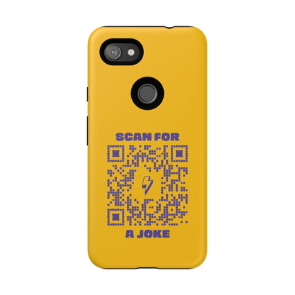 Fun – Tough Case – Yellow – Scan for a Joke - QR NATION