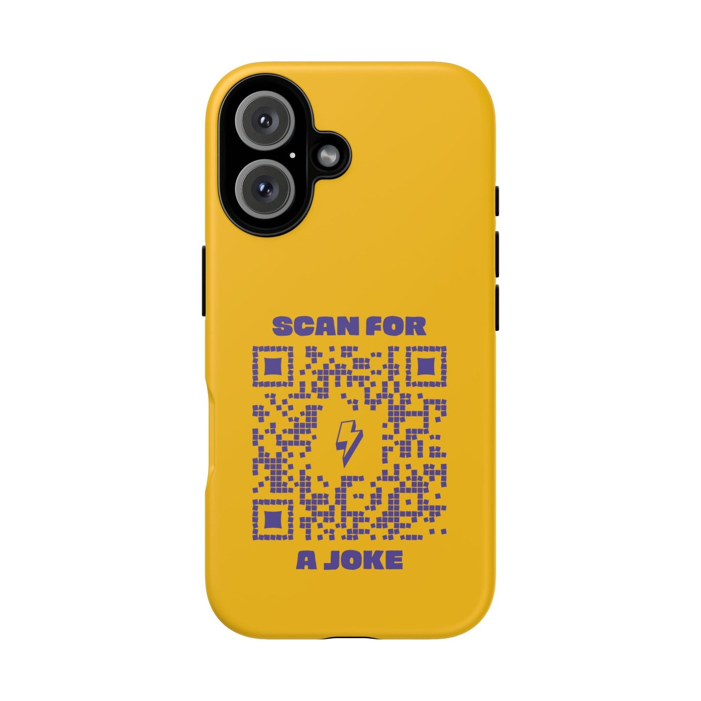 Fun – Tough Case – Yellow – Scan for a Joke - QR NATION