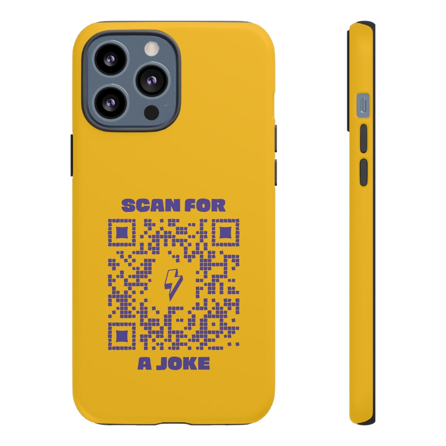 Fun – Tough Case – Yellow – Scan for a Joke - QR NATION
