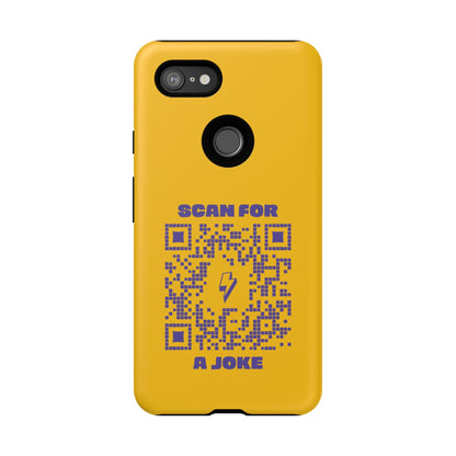 Fun – Tough Case – Yellow – Scan for a Joke - QR NATION