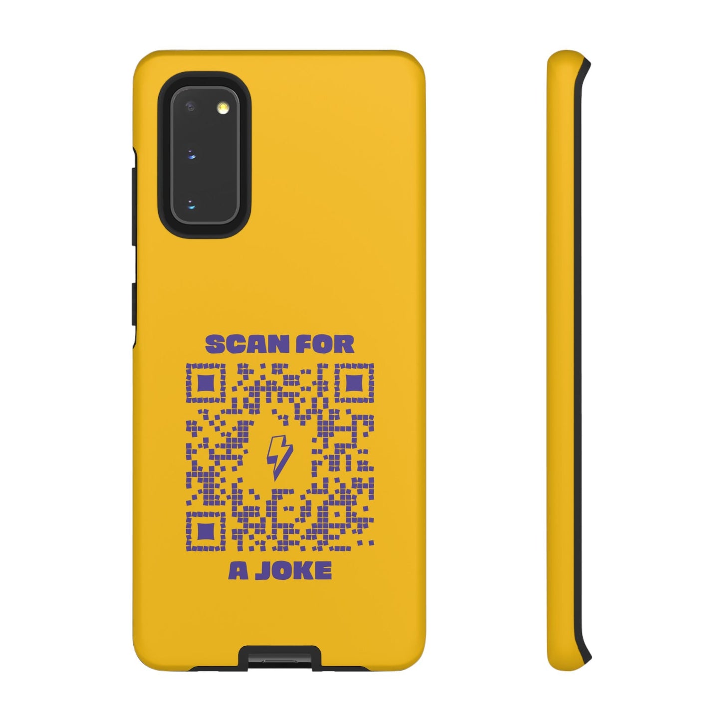 Fun – Tough Case – Yellow – Scan for a Joke - QR NATION