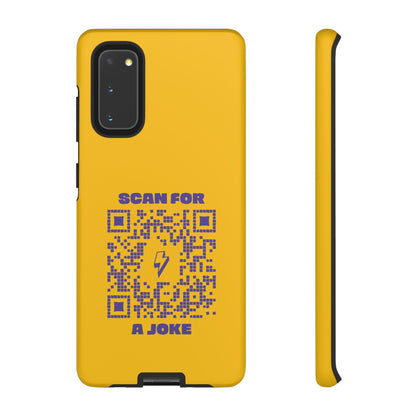 Fun – Tough Case – Yellow – Scan for a Joke - QR NATION