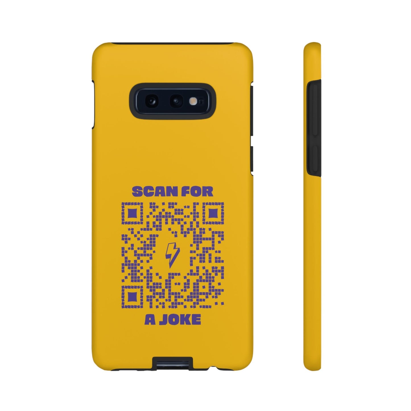 Fun – Tough Case – Yellow – Scan for a Joke - QR NATION