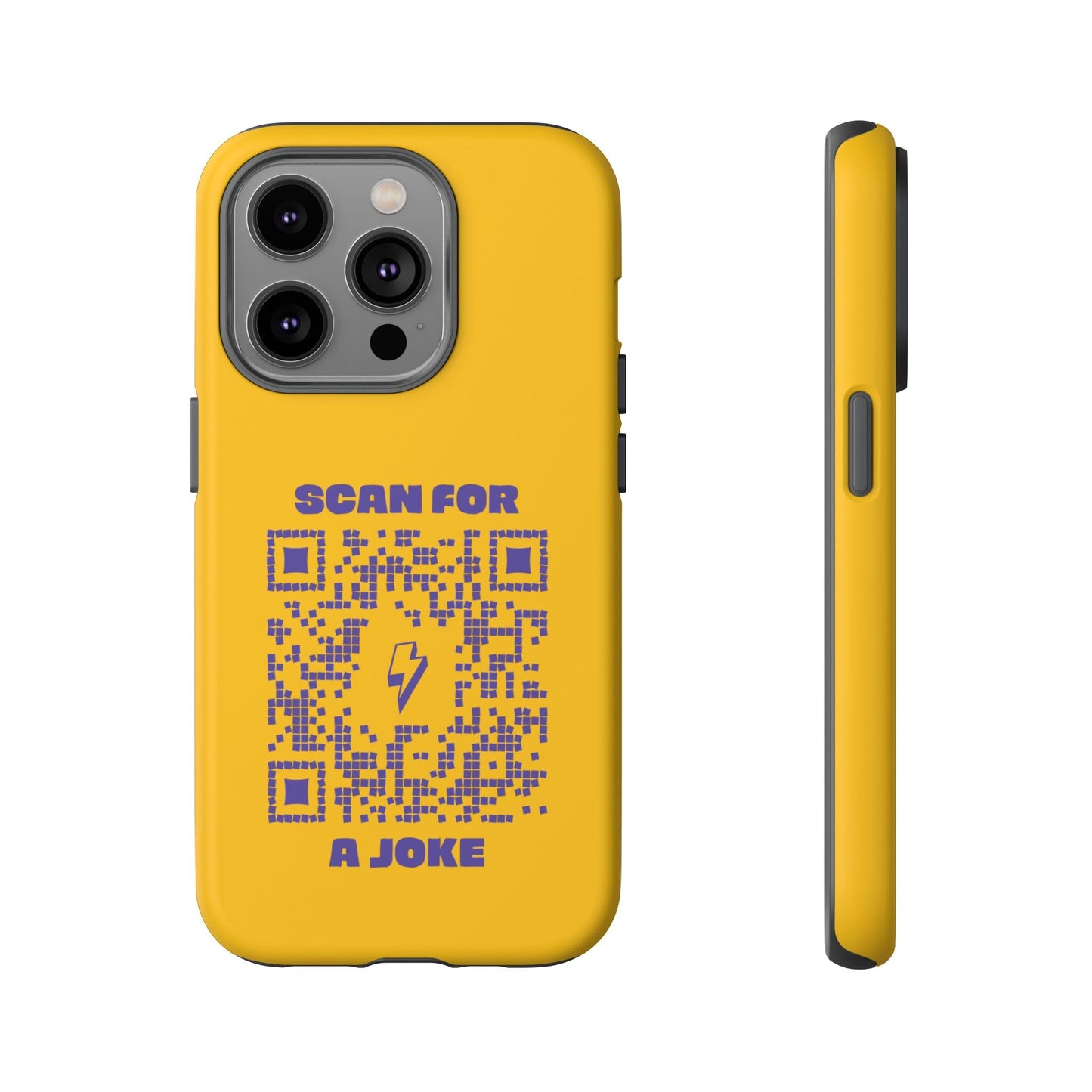 Fun – Tough Case – Yellow – Scan for a Joke - QR NATION