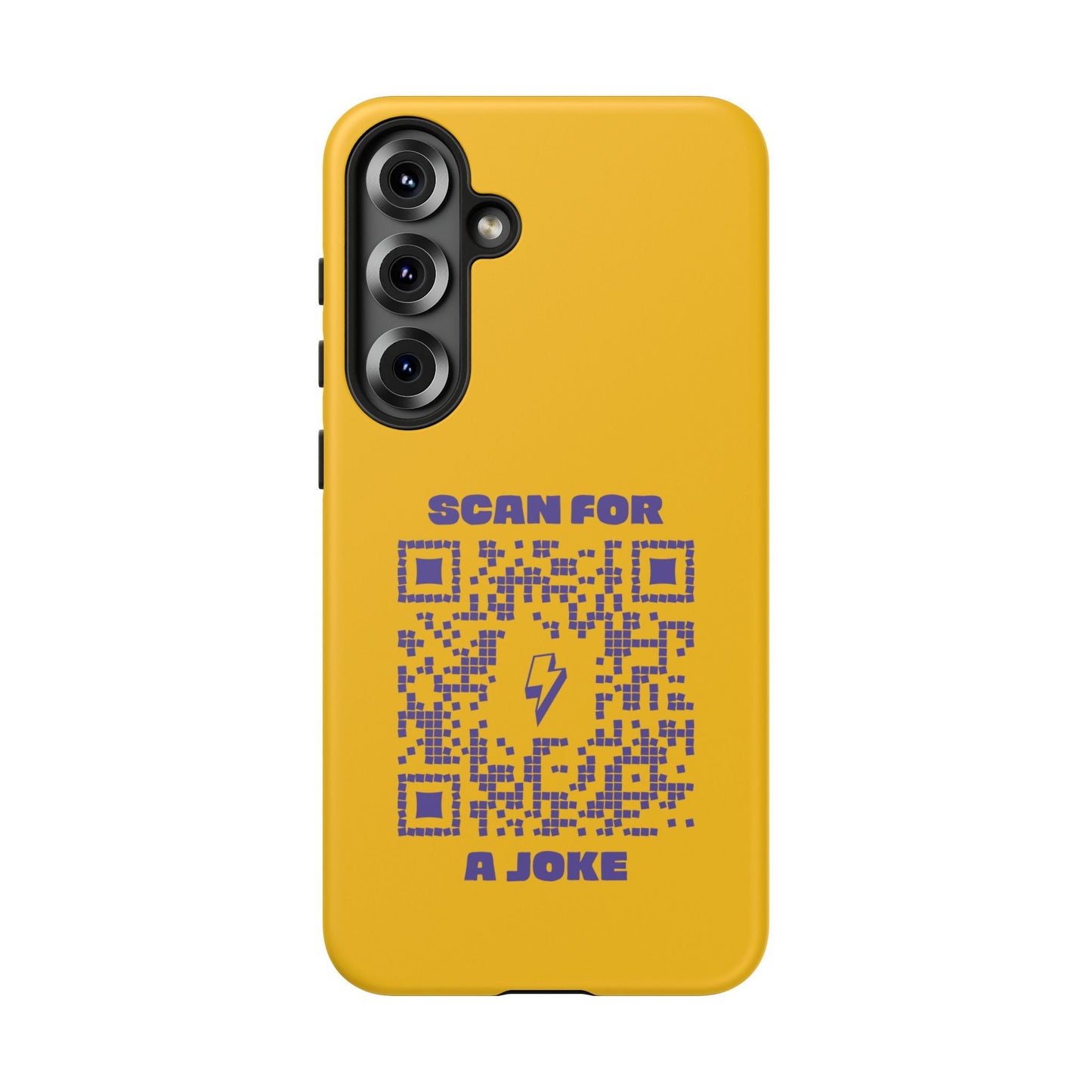 Fun – Tough Case – Yellow – Scan for a Joke - QR NATION