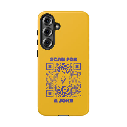 Fun – Tough Case – Yellow – Scan for a Joke - QR NATION