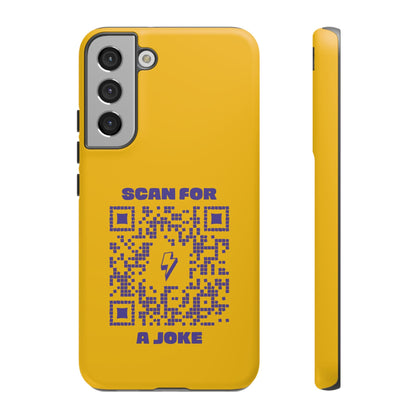 Fun – Tough Case – Yellow – Scan for a Joke - QR NATION