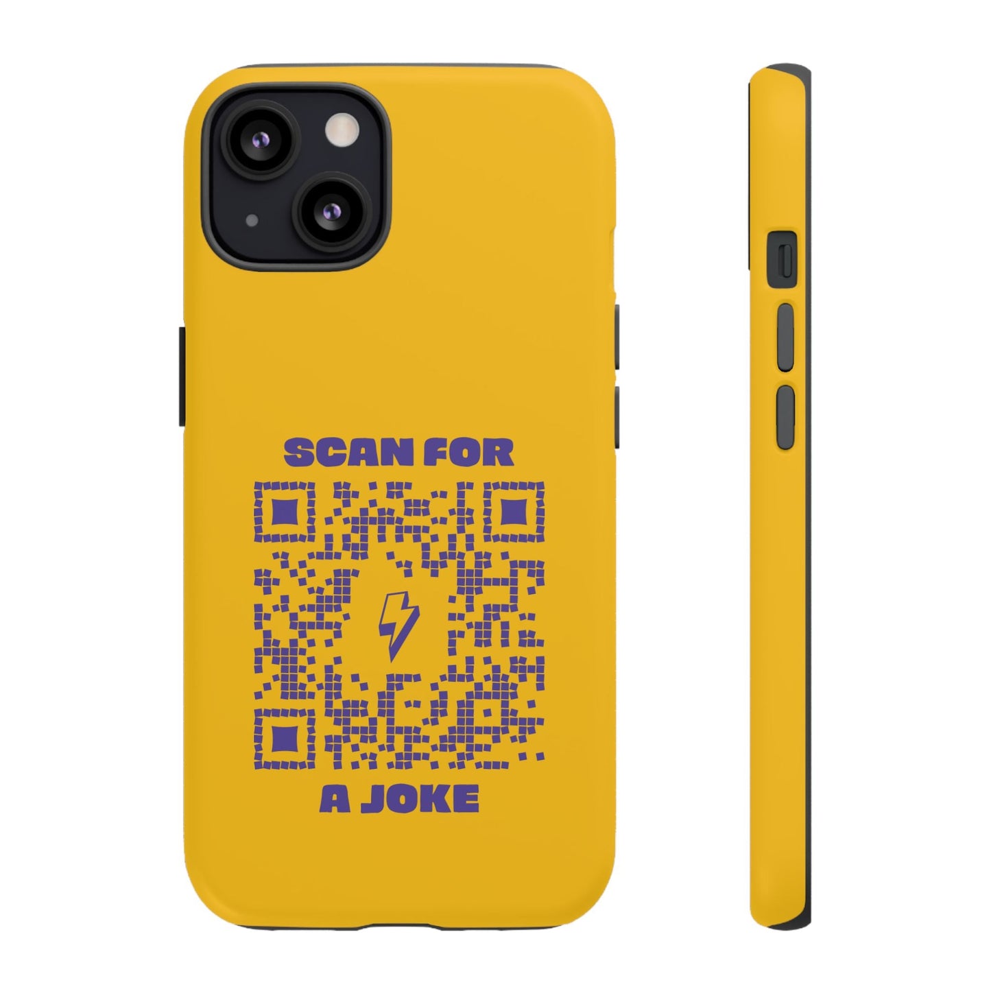 Fun – Tough Case – Yellow – Scan for a Joke - QR NATION