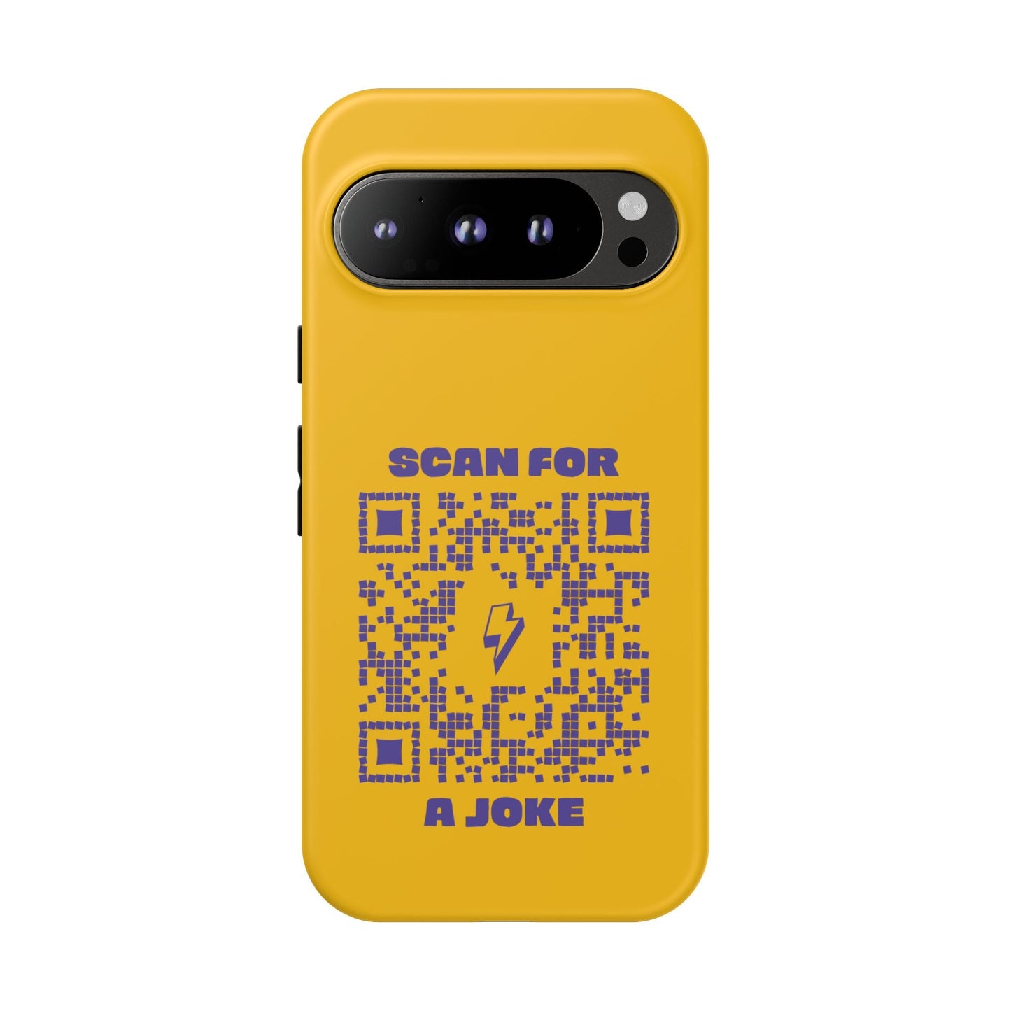 Fun – Tough Case – Yellow – Scan for a Joke - QR NATION