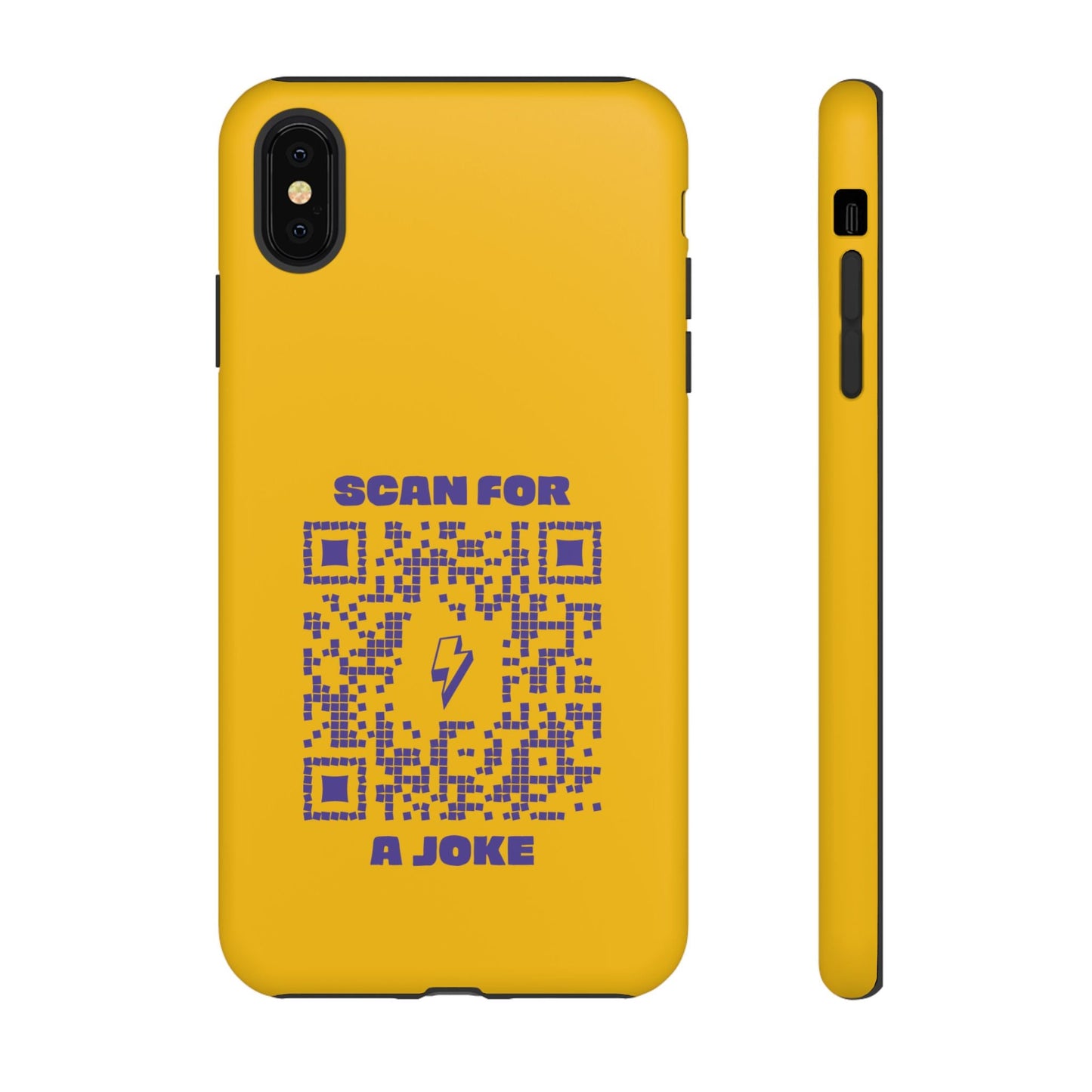Fun – Tough Case – Yellow – Scan for a Joke - QR NATION