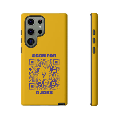Fun – Tough Case – Yellow – Scan for a Joke - QR NATION