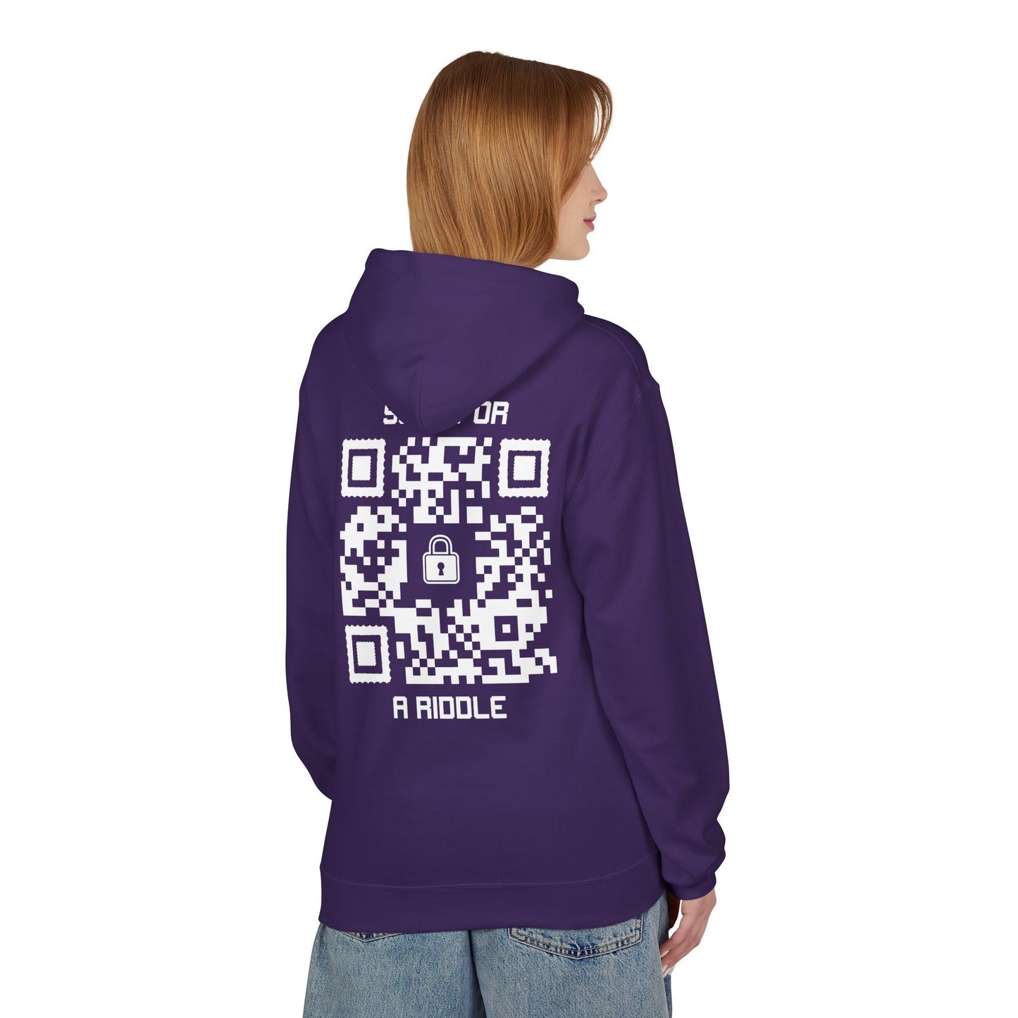 Hidden – Hoodie – Scan for a Riddle - QR NATION