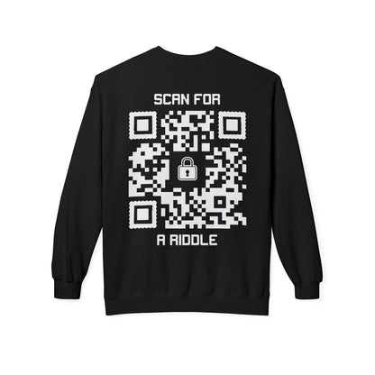 Hidden – Sweatshirt – Scan for a Riddle - QR NATION