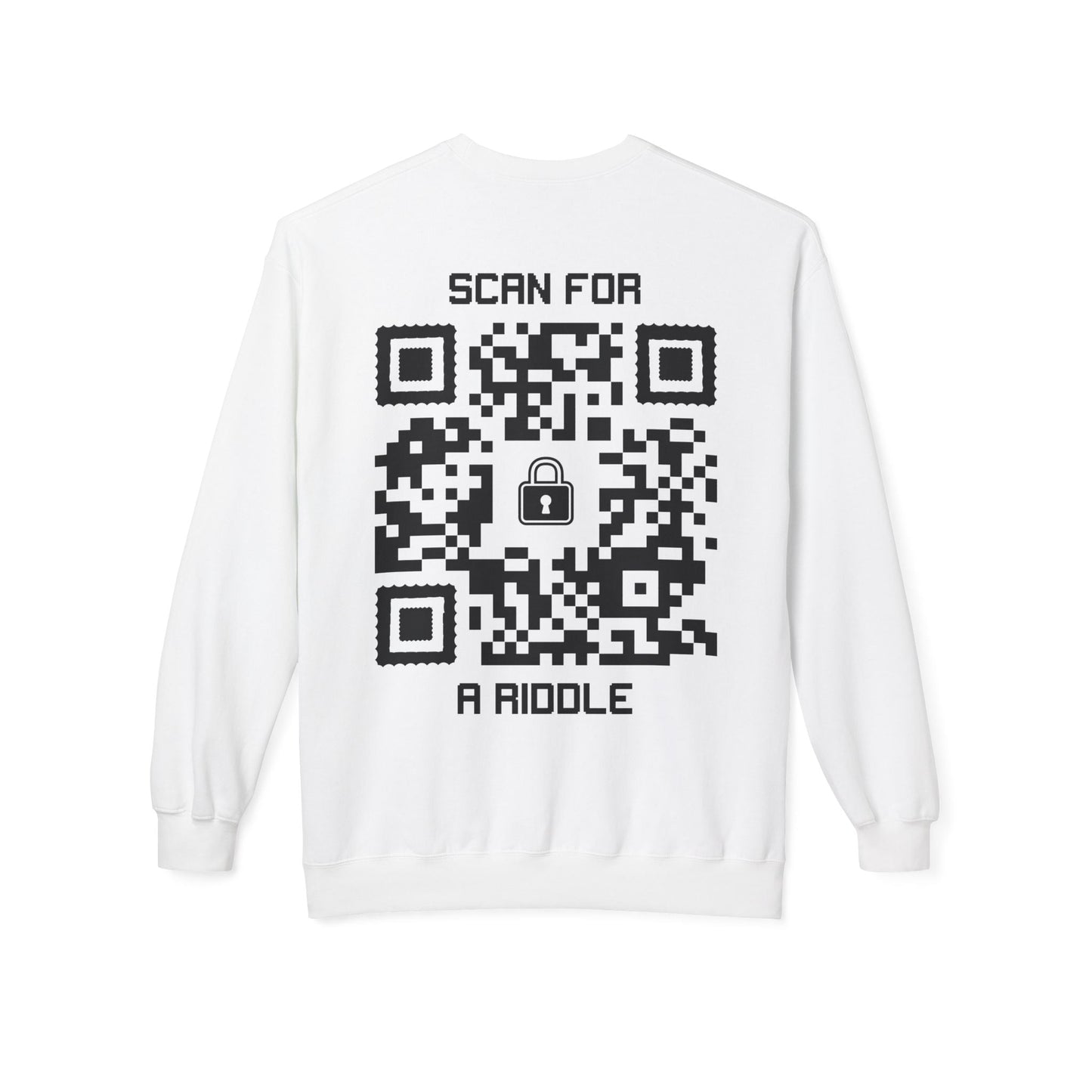 Hidden – Sweatshirt – Scan for a Riddle - QR NATION
