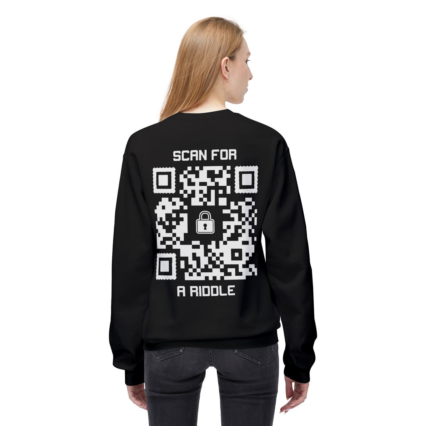 Hidden – Sweatshirt – Scan for a Riddle - QR NATION