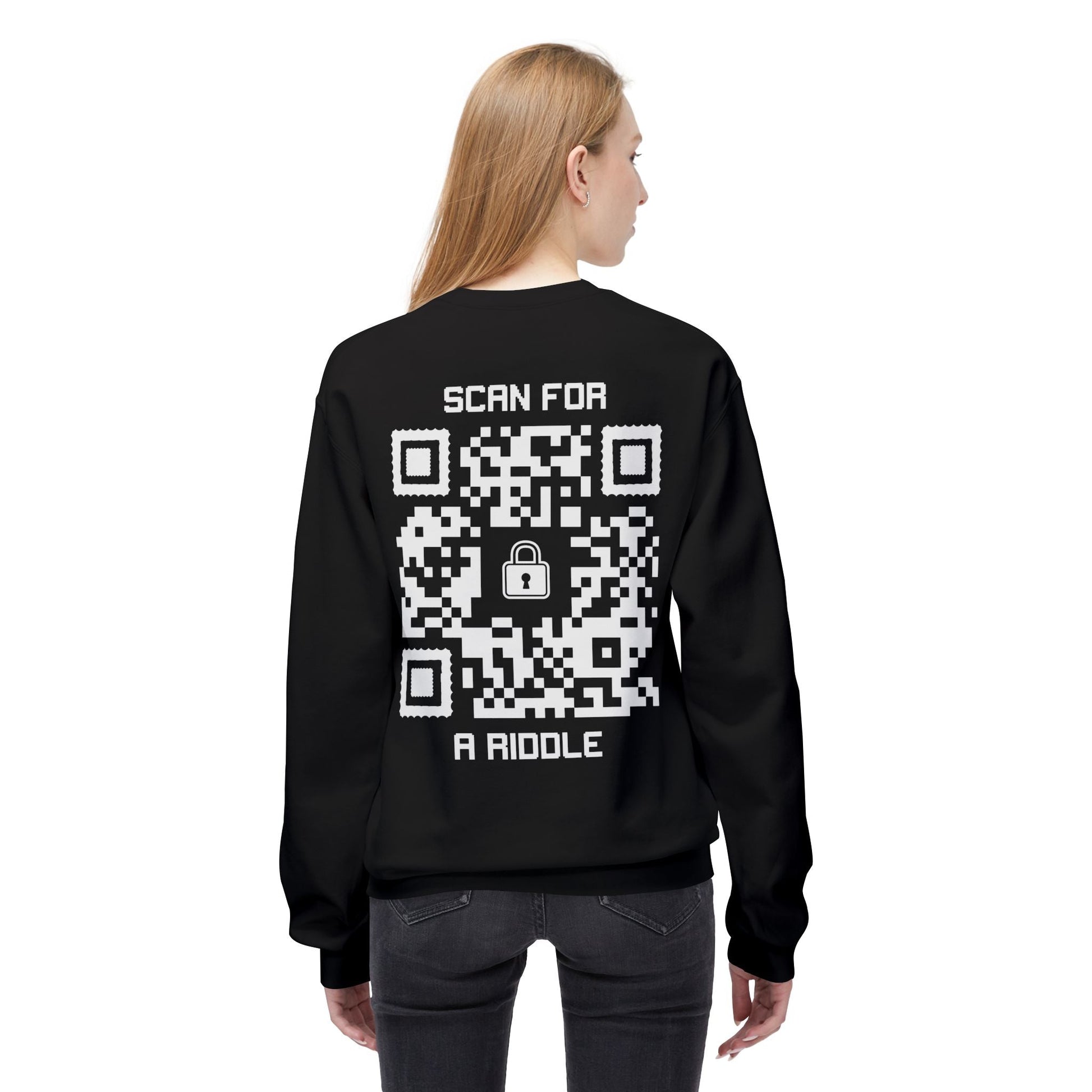 Hidden – Sweatshirt – Scan for a Riddle - QR NATION