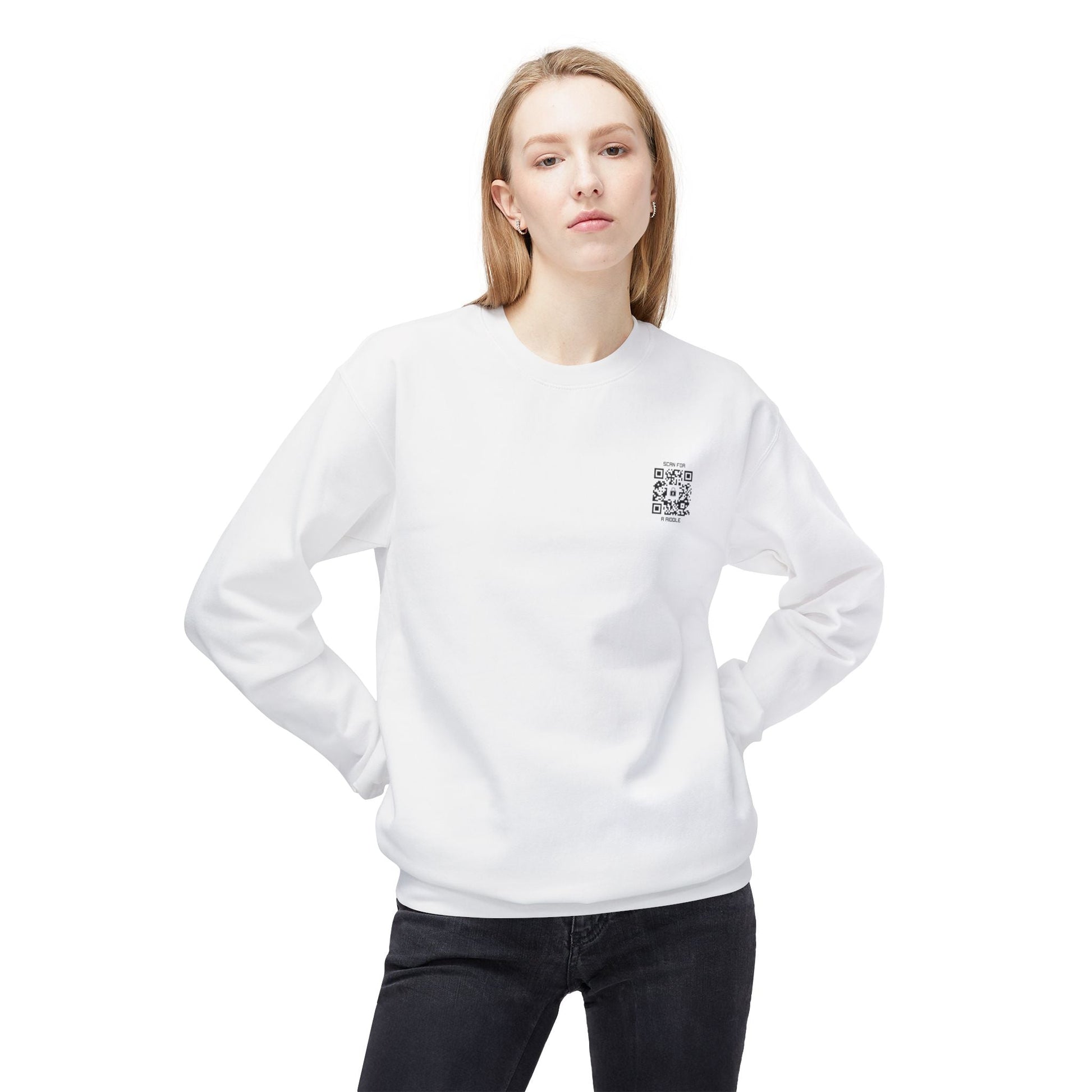 Hidden – Sweatshirt – Scan for a Riddle - QR NATION