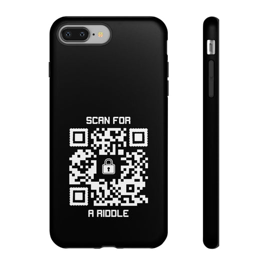 Hidden – Tough Case – Black – Scan for a Riddle - QR NATION