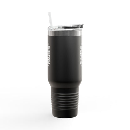 Home & Cozy – Insulated Travel Mug – Scan for the Quote of the Day - QR NATION