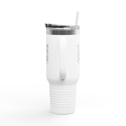 Home & Cozy – Insulated Travel Mug – Scan for the Quote of the Day - QR NATION