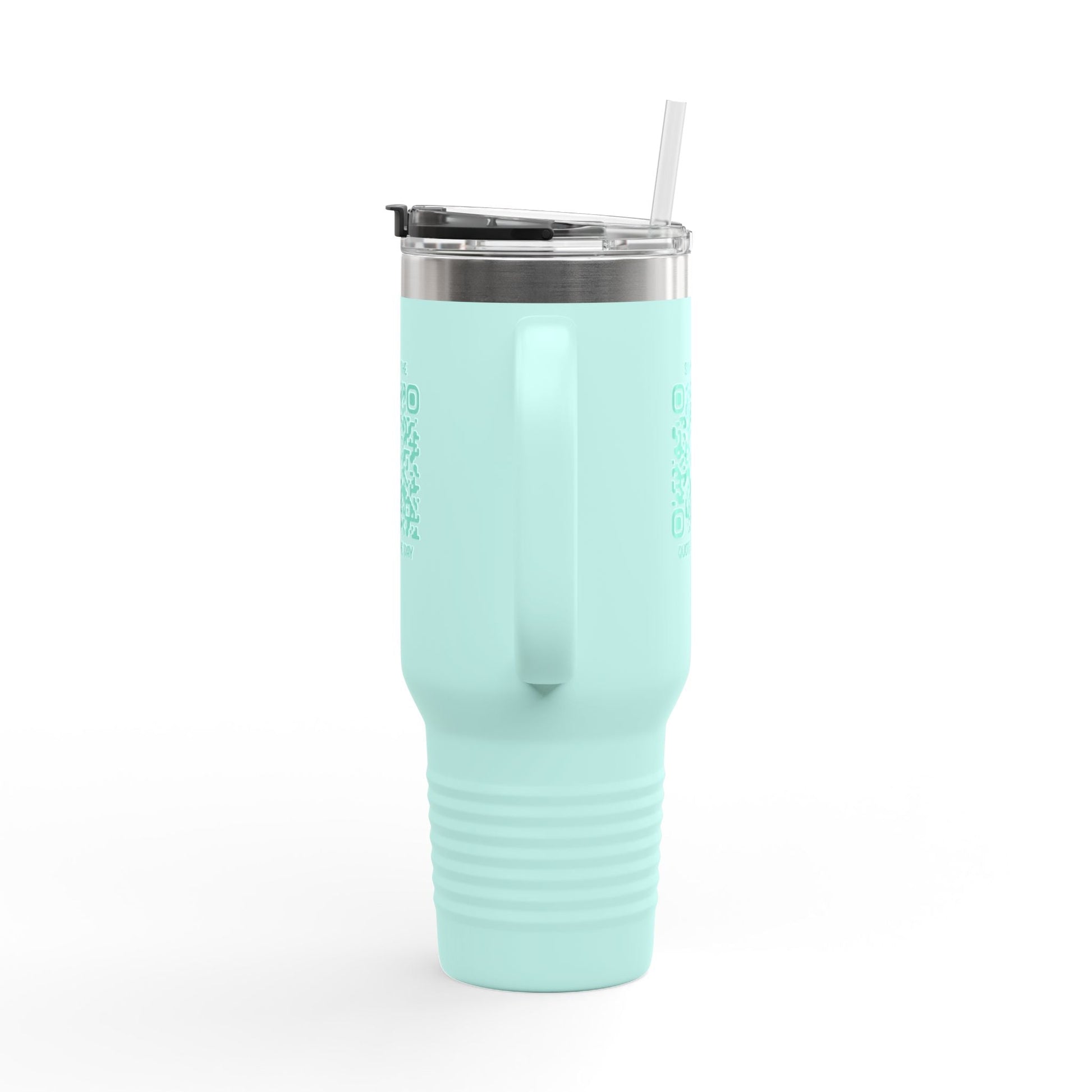 Home & Cozy – Insulated Travel Mug – Scan for the Quote of the Day - QR NATION