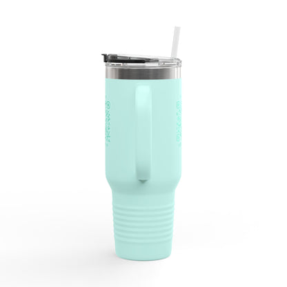 Home & Cozy – Insulated Travel Mug – Scan for the Quote of the Day - QR NATION