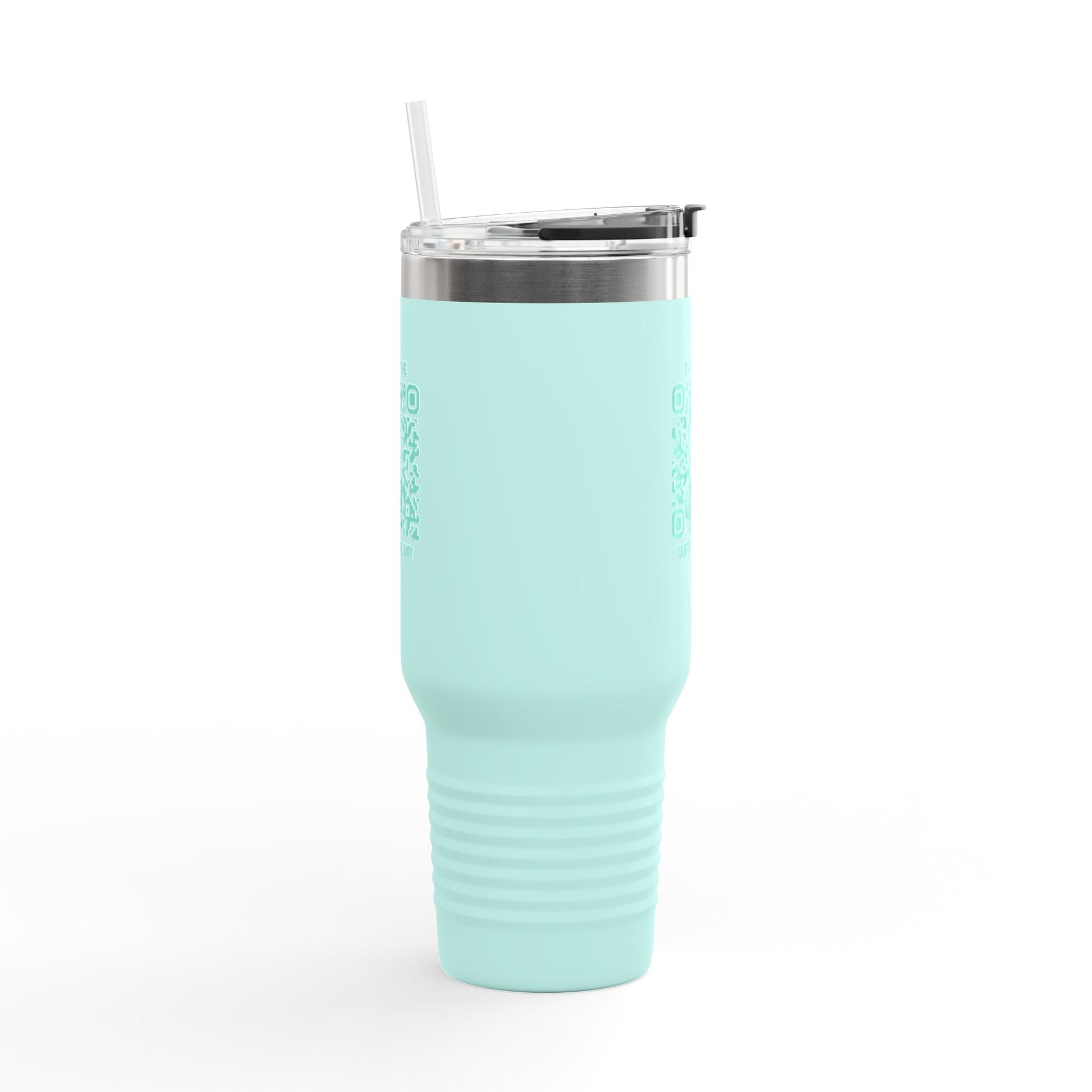 Home & Cozy – Insulated Travel Mug – Scan for the Quote of the Day - QR NATION