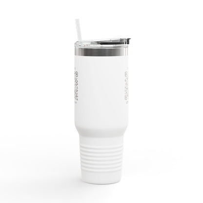 Home & Cozy – Insulated Travel Mug – Scan for the Quote of the Day - QR NATION
