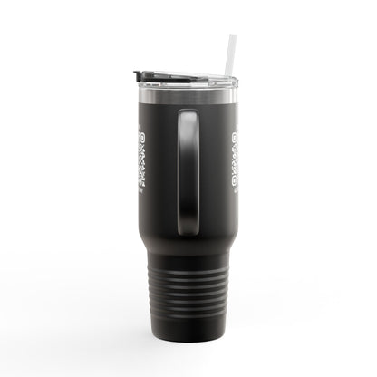 Home & Cozy – Insulated Travel Mug – Scan for the Quote of the Day - QR NATION