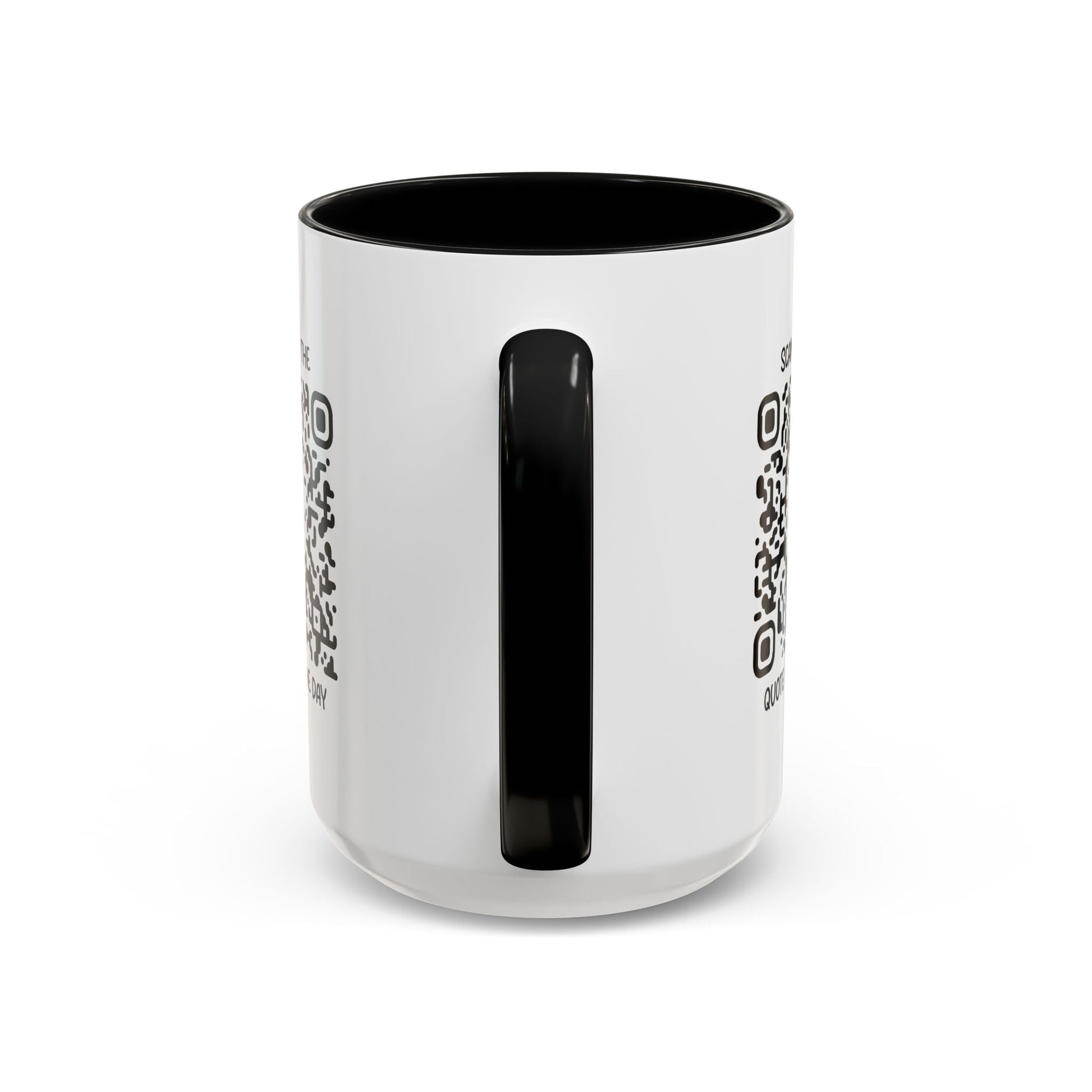 Home & Cozy – Mug – Black – Scan for the Quote of the Day - QR NATION