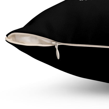 Home & Cozy – Pillow – Black – Scan for the Quote of the Day - QR NATION