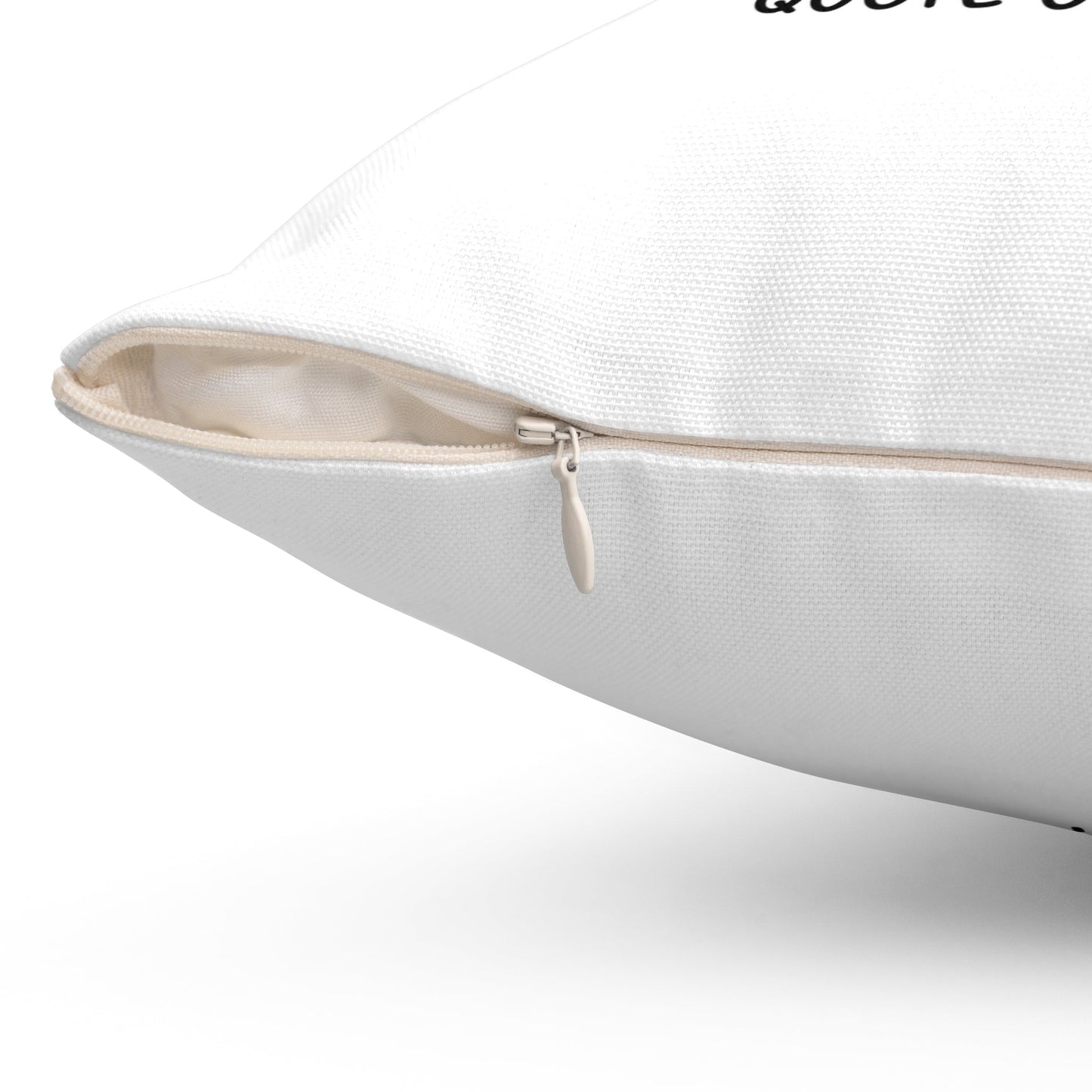 Home & Cozy – Pillow – White – Scan for the Quote of the Day - QR NATION