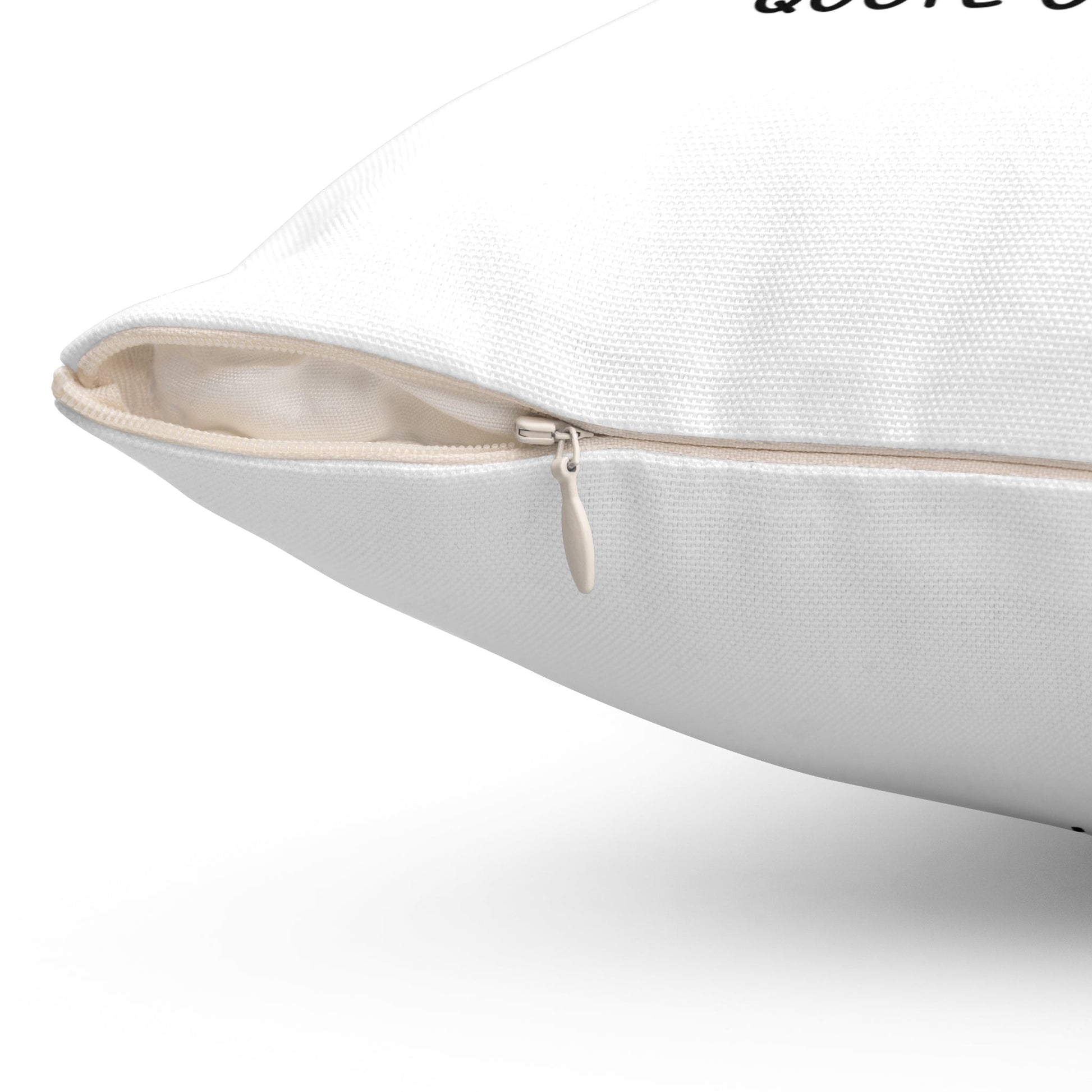Home & Cozy – Pillow – White – Scan for the Quote of the Day - QR NATION