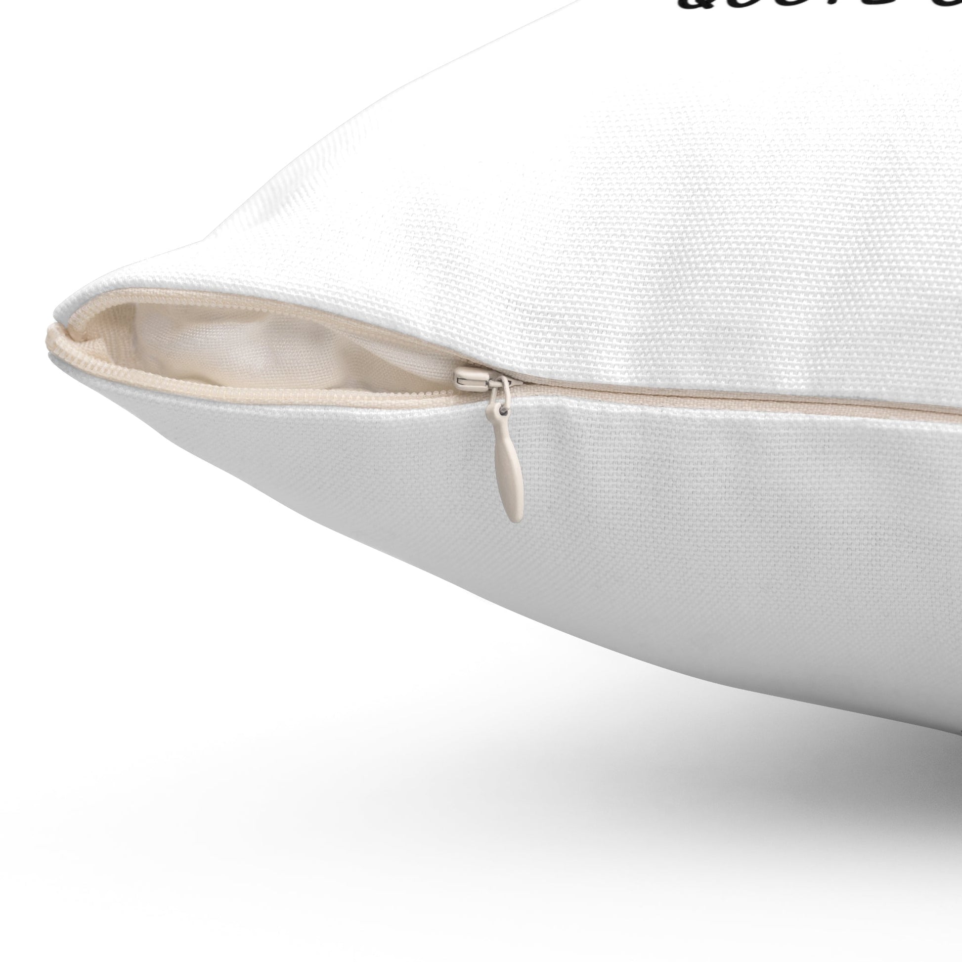 Home & Cozy – Pillow – White – Scan for the Quote of the Day - QR NATION
