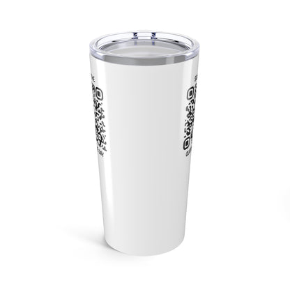Home & Cozy – Tumbler – White – Scan for the Quote of the Day - QR NATION